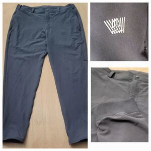 Mack Weldon Size Large Jogger Pants Dark Gray Zip Drawstring Utility Daily Wear